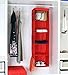 Simple Houseware 5 Shelf Hanging Closet Organizer, Red