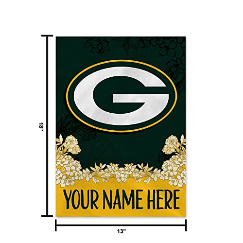 Image of Rico Industries NFL Standard /Primary Personalized 13 inch x 18 inch Double Sided Garden Flag