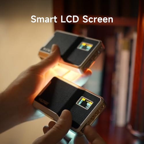 VILTROX 6000mAh RGB Video Licht, Bluetooth Steuerung CRI≥97 auf Kamera Video Licht, 2500K-8500K tragbare LED Fotografie Beleuchtung, Led Licht Panel für Videoaufnahmen (Retro 08X) - imagen 6