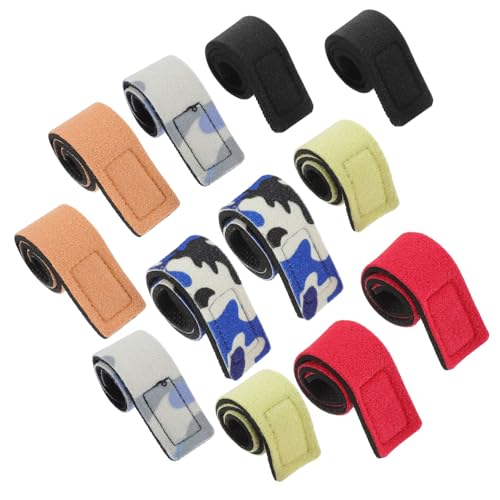 NAMOARLY Fishing Rod Straps 12 Pack Elastic for Rods Pole Wraps Fishing Pole Carrying Straps