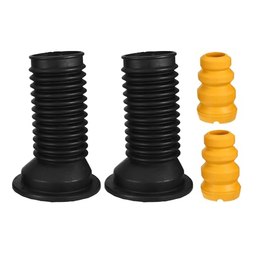 Hihaha No.4815702060/4815702080 Suspension Strut Bumper Bump Stop with Dust Cover for Toyota Matrix 2003 2004 / Inner/Durable Rubber / 1 Set Yellow