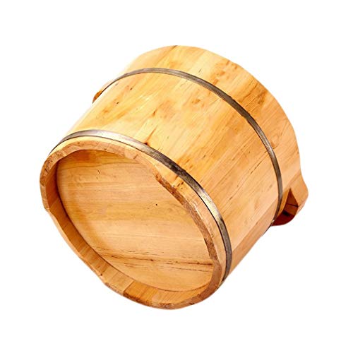 Cubeta de pies de madera sólida para pedicure miniatura 3