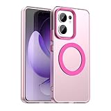 DFHASD for Oppo Reno 13 F 5G / 4G Case Compatible with MagSafe, Anti-Scratch & Non-Yellowing, Frosted Translucent Shockproof Protective Phone Case Compatible with Oppo Reno 13 F 5G / 4G (B)
