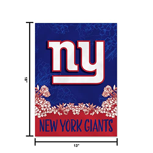Image of Rico Industries NFL Standard /Primary 13 inch x 18 inch Double Sided Garden Flag - Great Gift for Men, Women, & Fans