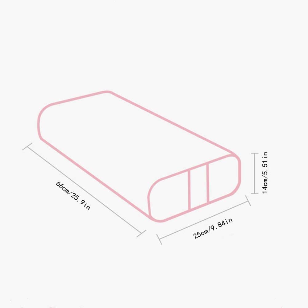 AIZYR Rettangolare Cuscino Yoga Bolster, Cuscino in Cotone Ad Alta Elasticità per Lo Yoga Riparatore E Supporto Stabile Esercizio Prop Lavabile in Lavatrice