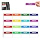 160 Stück Hello My Name Is Sticker,My Name Is,Namensschild-Aufkleber,Namensschilder Hello My Name is,buntes Namensschild,für Schule,Büro oder zu Hause(16 Farben, englische Version, 7,6 x 5 cm)