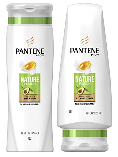 Pantene Pro-V Nature Fusion Smooth Vitality Duo Set Shampoo and Conditioner 12.6 Ounces