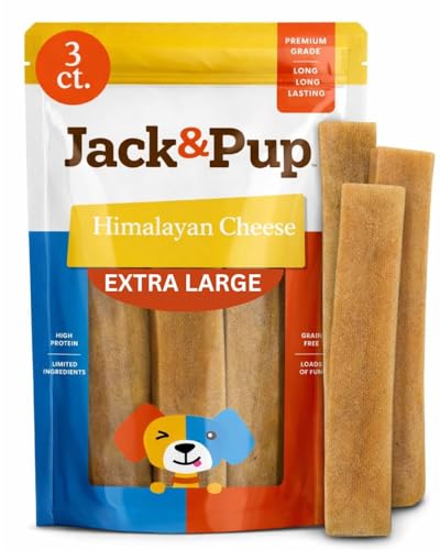 Yak Chews, Himalayan Dog Chew Long Lasting, Extra Large 3 Pack