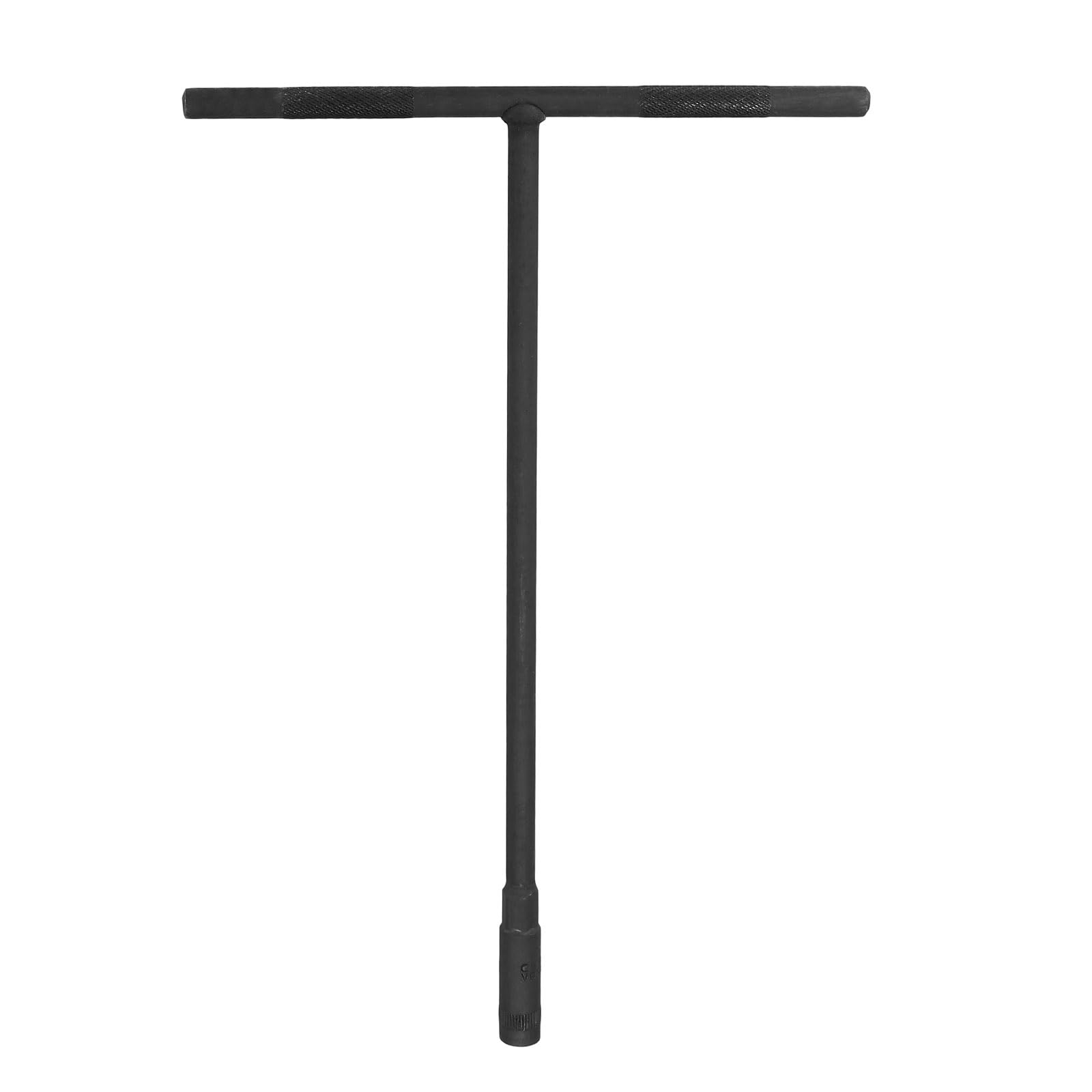 sourcing map T-Handle Wrench Socket 6mm Metric High Carbon Steel 6-Point Spanner Socket with Long Reach for Motorcycle Bicycle Car Repair, Gray-Black