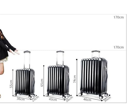 Luggage Travel Gear Luggage Suitcases Rechargeable Hard Case with USB Carry On Luggage Suitcase Checked Luggage(A,20inch)2