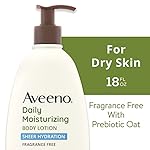 Aveeno Sheer Hydration Daily Moisturizing Fragrance-Free Lotion with Nourishing Prebiotic Oat, Fast-Absorbing Body Moisturizer for Dry Skin with Lightweight, Breathable Feel, 18 fl. oz - Image 2