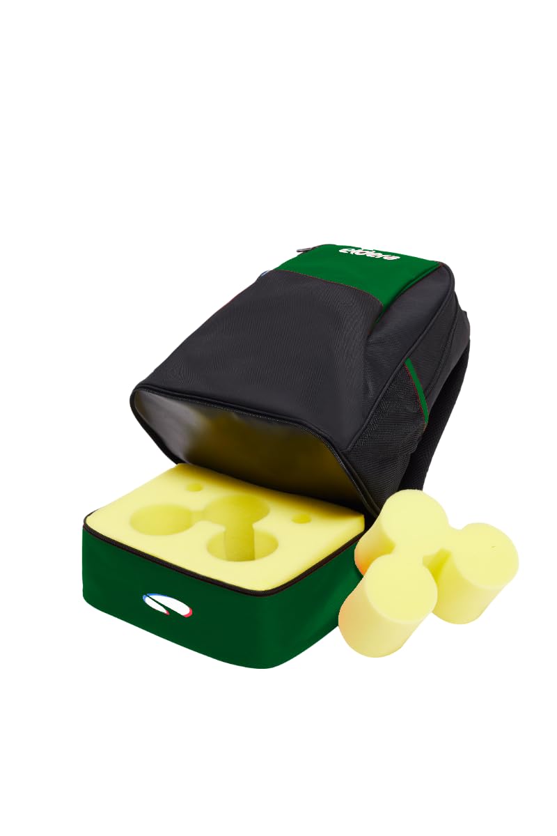 Eldera - Mochila de 3 bolas, verde, 44 x 30 x 22 cm, Casual