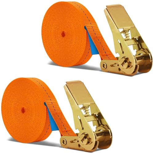 Pack Of 2 15 M Long Lashing Straps With Ratchet Lock, Basicon - View #13