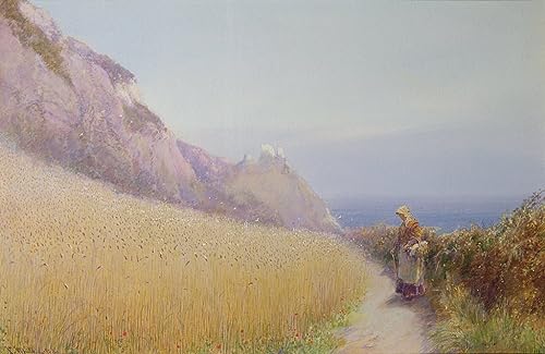 Tableau un champ de maïs près de Sidmouth toile 60x90cm pour habiller un mur vide