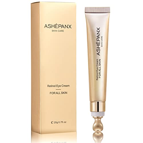 Retinol Eye Cream, Caffeine Eye Cream, Anti Aging Eye Cream For Dark Circles Puffiness Under Eye Bags And Wrinkles, Retinol Eye Cream With Caffeine And Collagen To Smooth Fine Lines And Hydrate Eye Area 20G #TOP20