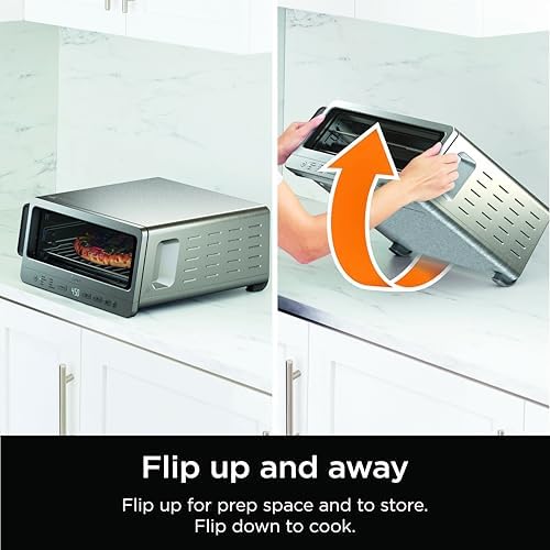Ninja Flip Toaster Oven & Air Fryer: 8-in-1, Space-Saving