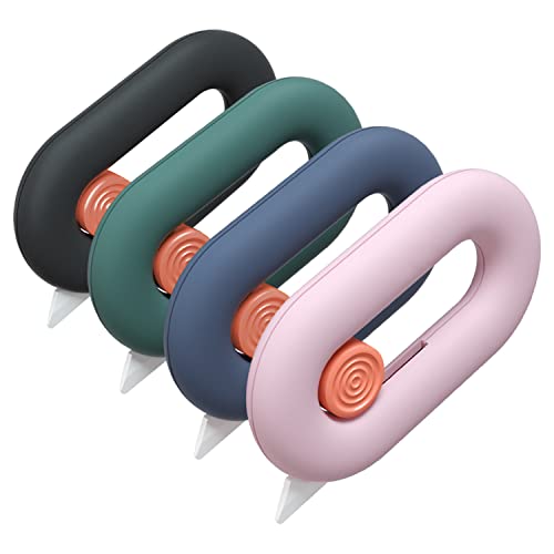 Mini Box Cutter, Safety Cutter, Package & Box Opener, Box Cutters Retractable, Mini Safe Ceramic Blade Retracts (4 colors-4PCS)