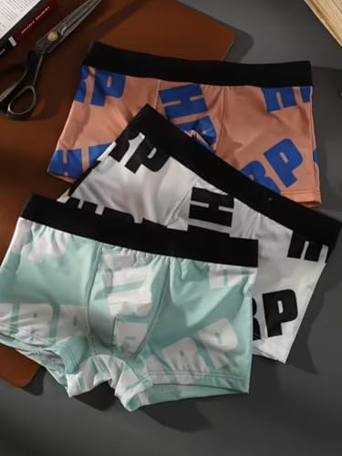 Image of REDX Comfort Mens Underwear Combo|Mens Printed Underwear|Stylish Innerwear for Men's Trunks Imported Nylon Fabric Multicolor Pack of 3