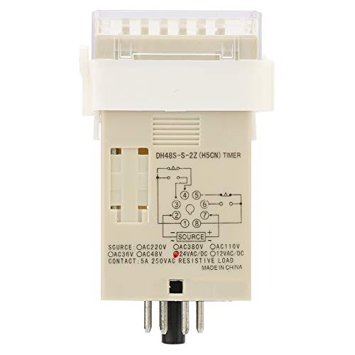 Relé -2Z Time, O1111ROM S 2Z Durável LCD Display Time Timer Relay 8 Pinos 0,1s - 99h Para Outdoors A