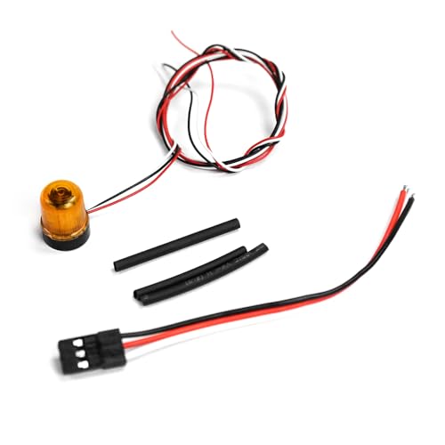 Lampe de toit rotative en plastique pour tracteur RC et camion benne 1/14