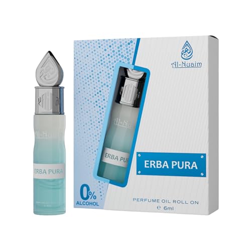 Image of Al-Nuaim Erba Pura Attar Roll On - 6ML | Unisex Attar | Alcohol Free