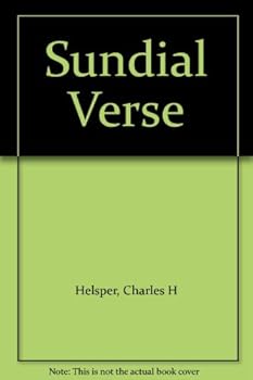Hardcover Sundial Verse Book