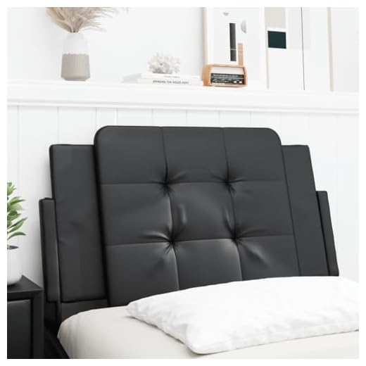ShGaxin Tête de lit rembourrée en similicuir noir 90 cm, têtes de lit, têtes de lit moderne, têtes de lit, meubles de chambre, tête de lit - 374836