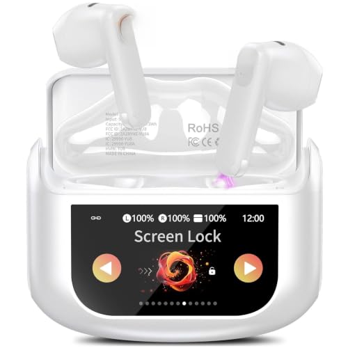 Image of Active Noise Cancelling Ear Buds 48H Wireless Earbuds with Touch Screen