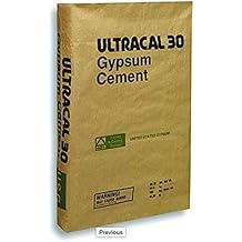 ULTRACAL 30 Gypsum Cement - Plaster - for Mold Making and Casting, Ideal for Latex Molds! Takes Excellent Detail 50 lb