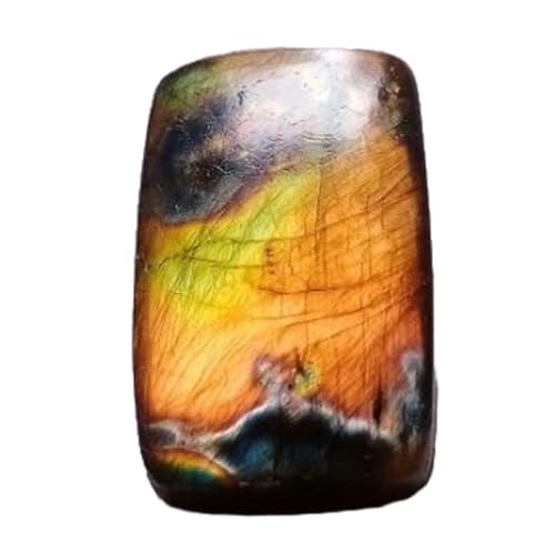 Cabochon labradorite naturelle 29x17x6mm pour fabrication de bijoux