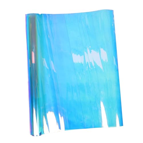 DECOMELODY Película Iridiscente para Ventanas Arcoíris 50x100 Cm Film Holográfico Degradado Efecto Vidrio Colores Decorativa para Fotografía y Decoración del Hogar