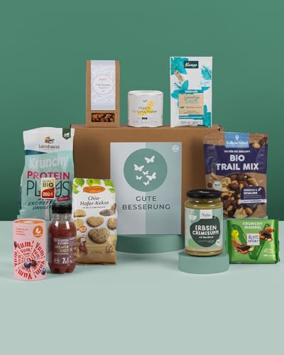 GUTE BESSERUNG BOX | Gute Besserung Geschenk Paket mit Snacks