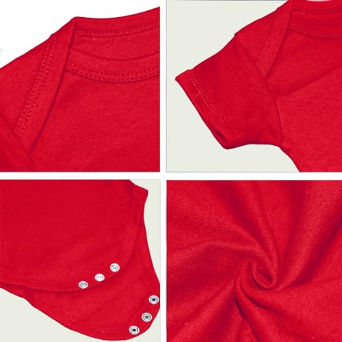 Image of VParents Rompers for New Born Baby Girl & Boy (Pack of 3), 100% Cotton Half Sleeve Romper /Bodysuit /Jumpsuit /Onesies /Sleepsuit For Infants & Toddlers, Comfortable Daily Wear Clothes For Babies