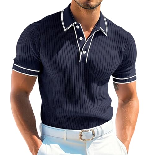 Polo à manches courtes anti-transpiration pour homme actif et sportif
