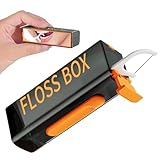 Floss Pick Dispenser – Automatische Pop Floss Box Transparent | Zahnseide-Pick-Halter – -Organizer, Zahnseide-Spender für die Aufbewahrung von Mundpflege zu Hause, auf Reisen