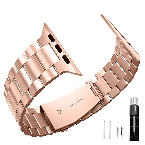 Stainless steel band compatible with apple watch band 38mm 40mm suitable for iwatch 6 / 5/4/3/2/1 bands replacement bracelet man and women