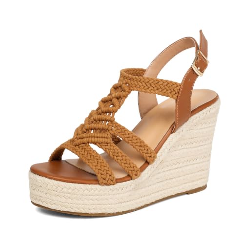 Image of Espadrille Wedge Sandals for Women Platforms & Wedges