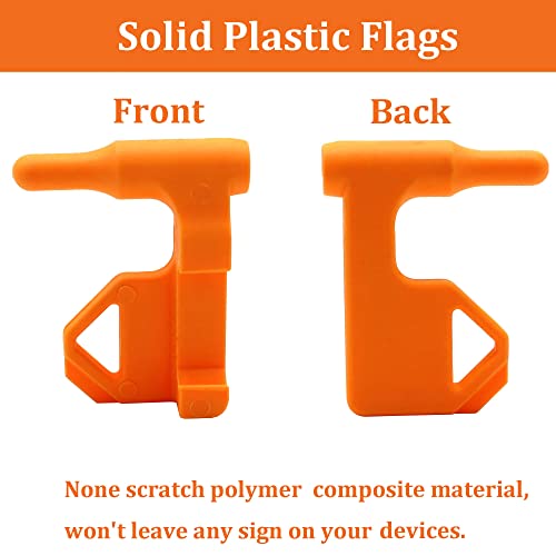 Ficero Chamber Safety Flag For Rifle Handguns Shotgun Pistol, 10 Chamber Safety Flags With 10 Bright Red Tags, Universal Compatibility #TOP4