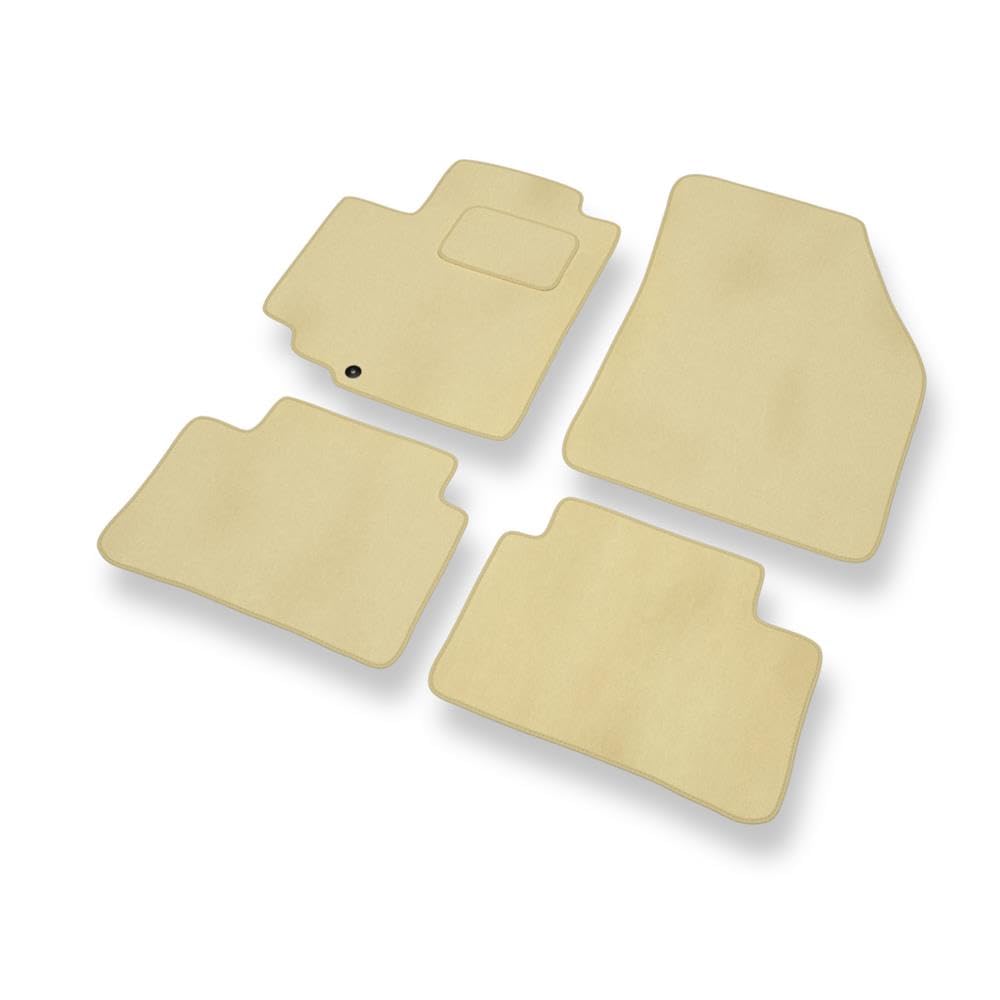 Set di tappetini in velluto per NISSAN LEAF I (2011 - 2017) 4 pezzi - Nuovo - ROSSO