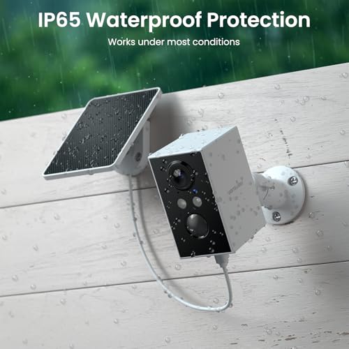 wansview Solar Security Cameras Wireless Outdoor 2K WiFi 6, A1 2Pack - image 8