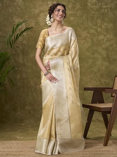PAROKSH silver banarasi silk saree – image 7