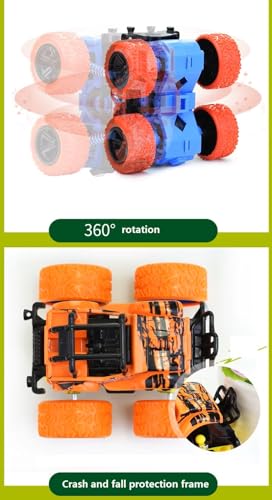 Image of Goyal's 4WD Monster Truck Toy for Kids Friction Powered 4x4 360 Stunt All-Terrain Spin Action Push & Go Off-Road Vehicles Cars Vibrant Colour for Boy Girl (Set of 4 Pcs)