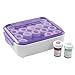 Wilton Icing Color Organizer Case - The Color Organizer Holds 20 Bottles of Colors for Cakes & Cookies, Cake Decorating Supplies, White & Purple