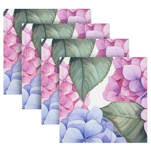 Servilletas de Tela Hydrangea Floweers 20 x 20 pulgadas 6 pcs miniatura 7