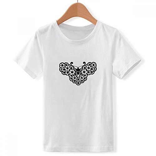 T-Shirt col Blanc Papillon pour garçon en taille médium multicolore