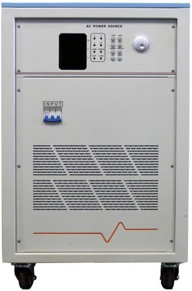 ATO 30kVA 400Hz AC Power Source, 3-Phase 200V 400Hz Frequency Converter with Neutral, Programmable Industrial Aircraft Ground Power Unit for Aviation and Laboratory Applications