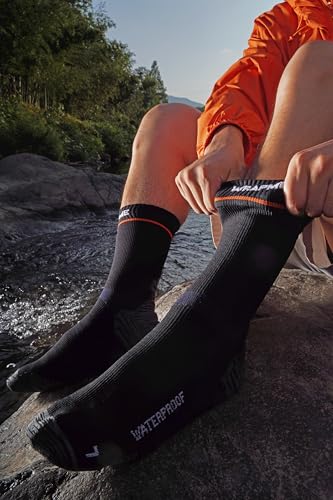 Waterproof Socks for Men Women, Ultimate Warmth and Comfort with Merino Wool, Waterproof Hiking Socks with Breathable Cushion4