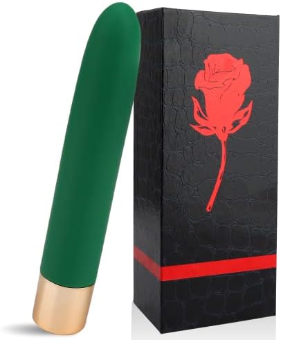 G Spot Bullet Vibrator for Women Clitoral Stimulation, Rechargeable Tapered Clitoris Massager Woman Sex Toys, Nipple Stimulator with 7 Vibration Modes Adult Toys (Green)