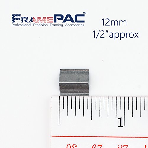 Image of V Nails for Picture Frames Hardwood Universal (UNI) 12mm (1 /2 Inch) [3000 V-Nail Pack, Stacked] - (for use in Automatic V Nailer for Picture Framing, Automatic V Nailer for Picture Frames)