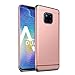 Produktbild Conie GT9265 Golden Touch Kompatibel mit Huawei Mate 20 Pro, Soft Flex Case Ultradünn Handyhüllen PC Bumper [2-Farbig] Hülle für Mate 20 Pro Case Rosegold